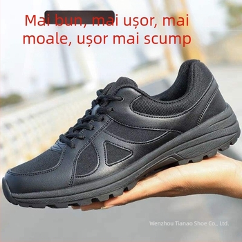 Pantofi de antrenament - respirabili, partea superioară din plasă, închidere cu șireturi, talpă din cauciuc