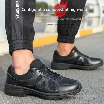 Pantofi de antrenament - respirabili, partea superioară din plasă, închidere cu șireturi, talpă din cauciuc