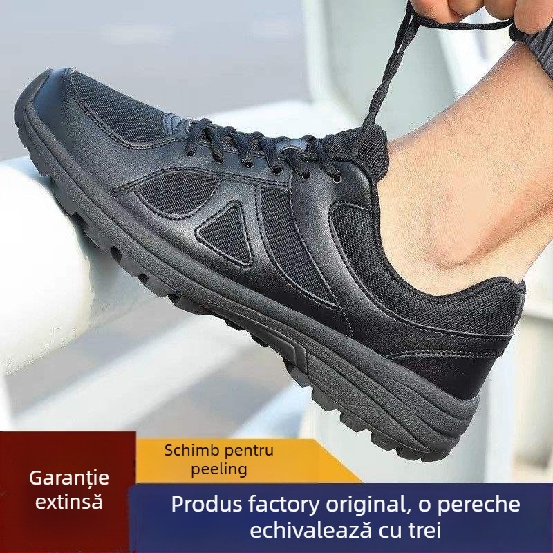 Pantofi de antrenament - respirabili, partea superioară din plasă, închidere cu șireturi, talpă din cauciuc