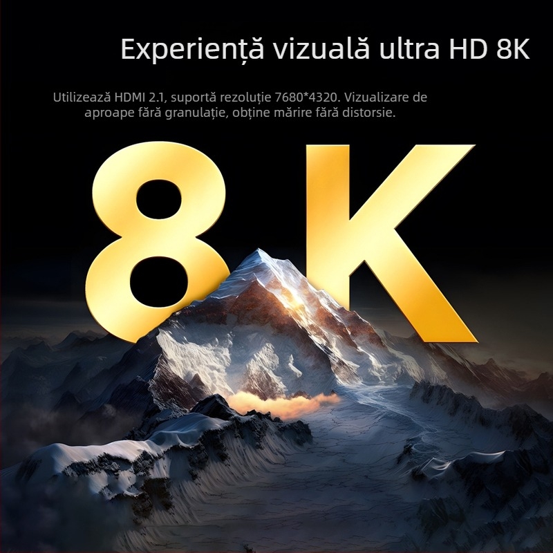 Cablu de prelungire HDMI femelă–femelă, HDMI 2.1, 8K60, 2 cm, pentru proiector, cameră, TV și monitor de calculator
