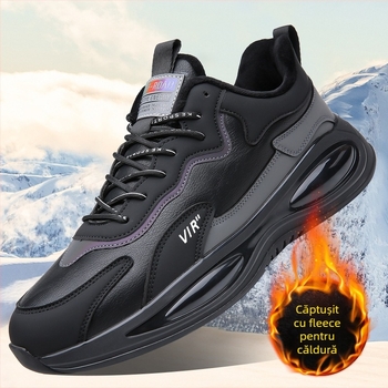 Adidași sport casual pentru bărbați – partea superioară: Super Fiber; talpă: cauciuc; brană: PU; închidere: șireturi; talpă joasă, înălțime toc 3–5 cm