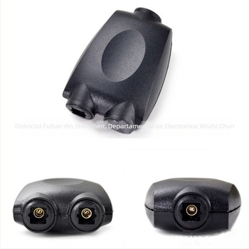 Splitter audio pe fibră optică Toslink 1x2