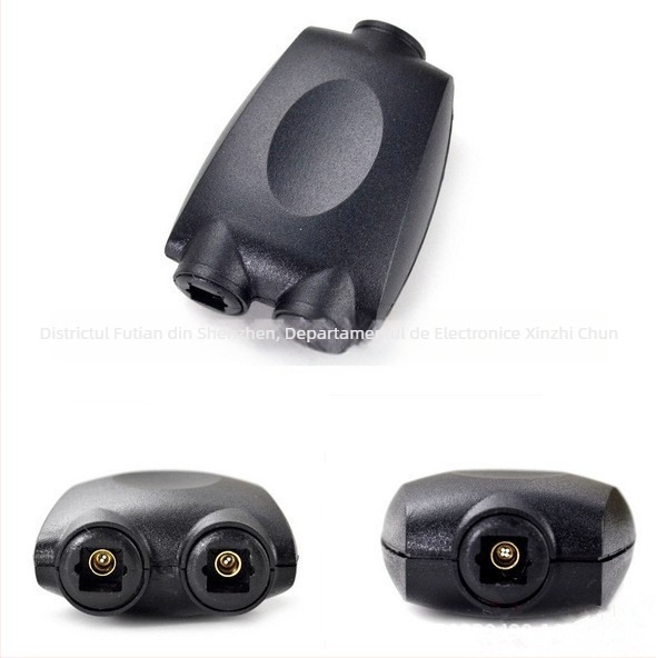 Splitter audio pe fibră optică Toslink 1x2