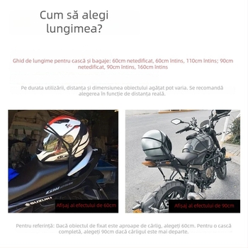 Bandă elastică pentru motociclete, vehicule electrice și bagaje (Tip: Bandă elastică; Material: Altul; Utilizare: În aer liber)