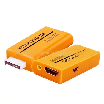 Convertor PS1/PS2 către HDMI 1080P – Ymhd199, interfață pentru console PS1/PS2, ieșire 1080P, gestionare a energiei, convertor