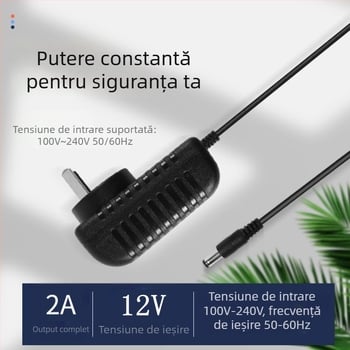 Adaptor de alimentare 12V2A cu ieșiri multiple: 5V2A, 6V1A, 9V2A, 12V1A pentru mini mașină de spălat și bandă LED de monitorizare