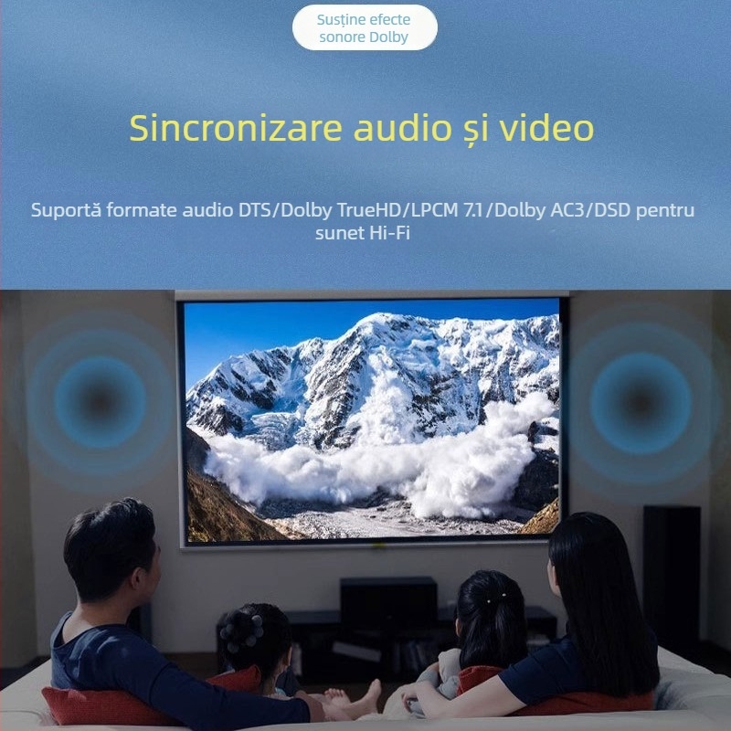 Switch HDMI 2 intrări/1 ieșire, cu telecomandă, 8K60Hz, compatibil cu toate sistemele, pentru comutarea afișajului PC/TV, garanție de 1 an