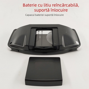 GB-60A consolă portabilă de jocuri, cu patru emulatoare, descărcare prin card TF și 50 de jocuri clasice încorporate — sistem de operare 32-bit, memorie 2GB, interfață USB, ieșire AV, conexiune prin cablu
