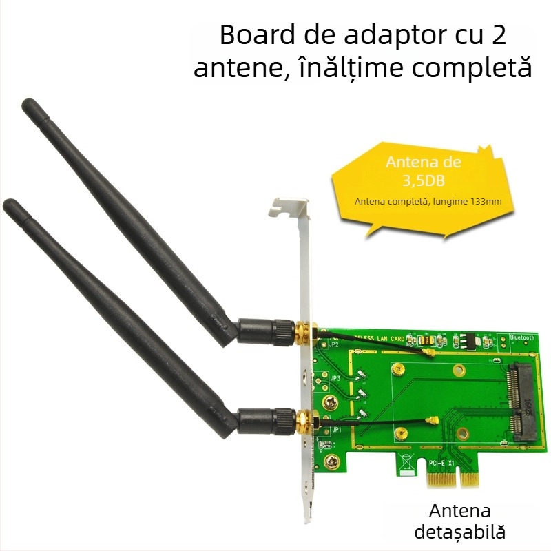 SSU SU-EM1005 Mini PCI-E către Desktop PCI-E Adaptor, placă de legătură PCI-E, Viteza de transmisie: Alta, Servicii post-vânzare: Trei garanții