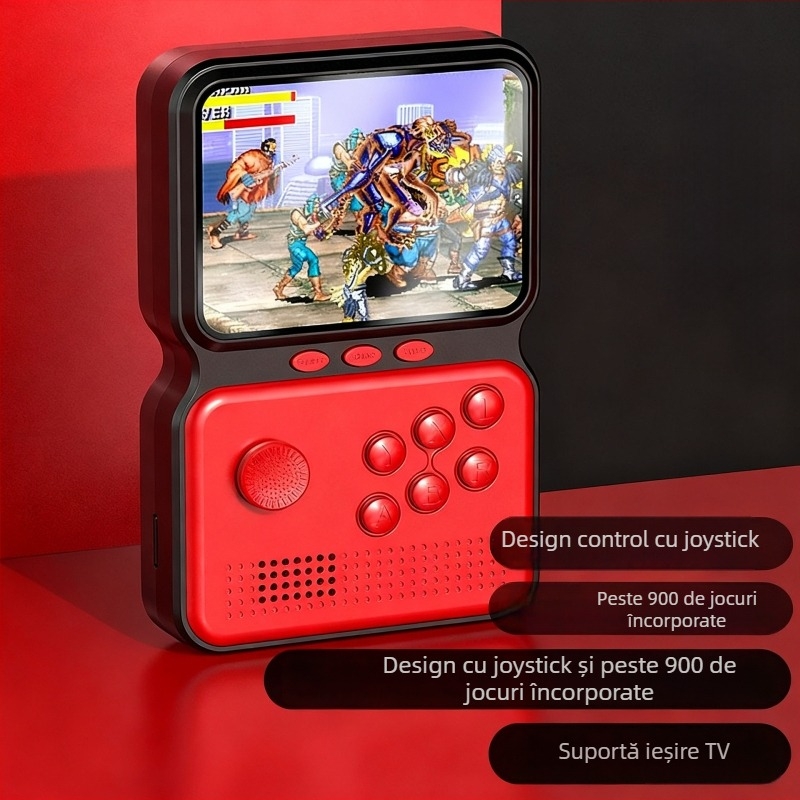 Consolă portabilă de jocuri M3, stil nostalgic, RPG, 4GB RAM, USB, ieșire AV, conexiune prin cablu