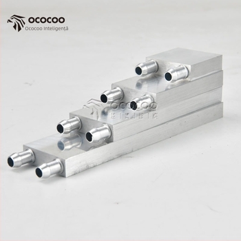 Radiator cu apă pentru CPU — corp din aluminiu, 4 țevi termice, CPU compatibil, compatibil cu mai multe platforme, durată de viață 100000 ore