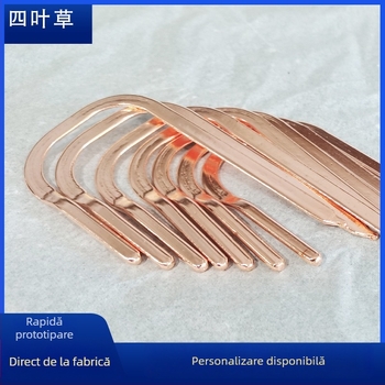 Tubă plată de răcire din cupru roșu — M.g, cupru roșu, țeavă de răcire, diametre 6–10 mm