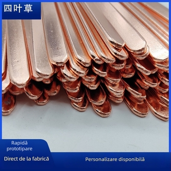 Tubă plată de răcire din cupru roșu — M.g, cupru roșu, țeavă de răcire, diametre 6–10 mm