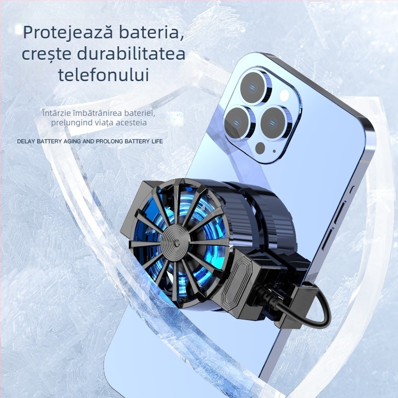 Răcitor integrat pentru telefon X16 (Model: x16; Interfață: USB; Greutate: 1.0 kg; Alimentare: Altele; Material: Altele)