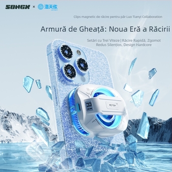 Clip de spate pentru răcire cu semiconductori – patch magnetic, ABS + aliaj de aluminiu + ceramică