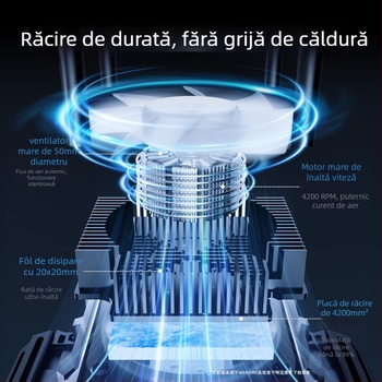 Răcitor pentru telefon mobil cu răcire termoelectrică, fără fir, DL23, 15W, Type-C, 124 g, plastic