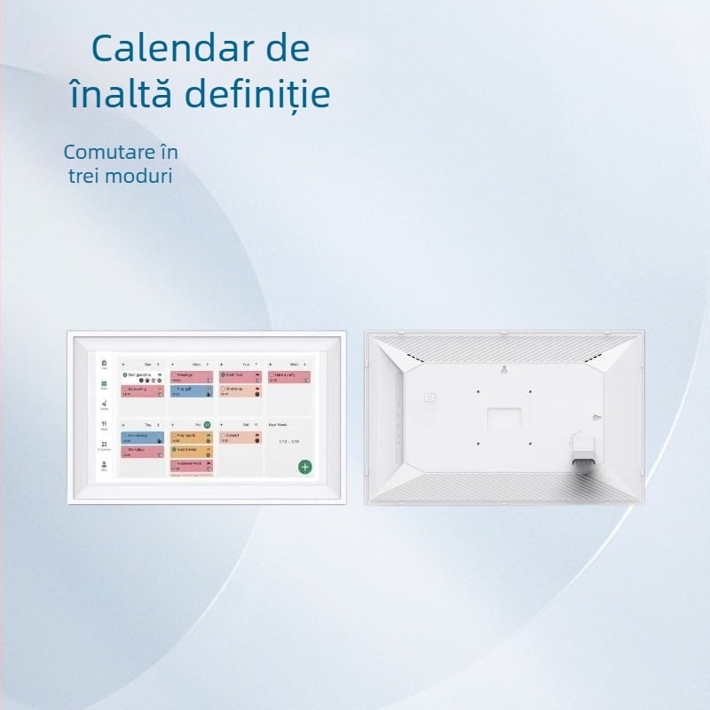 Calendar digital cu Wi‑Fi pentru planificare familială, cu alarmă și memo — Aiyi Digital RC156YD, rezoluție 1920x1080