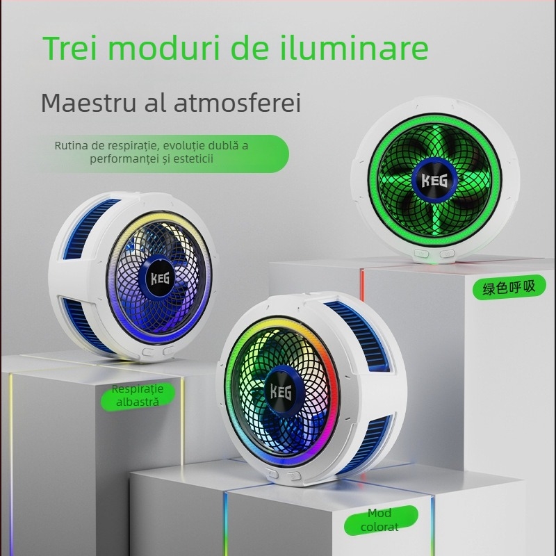 Răcitor pentru telefon B2, 20W, clips magnetic pe spate, Type-C, aliaj de aluminiu + ABS
