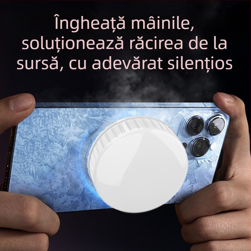 Radiator de răcire pentru telefonul mobil, ușor 15 g, construcție din plastic + metal + fier, fără interfață