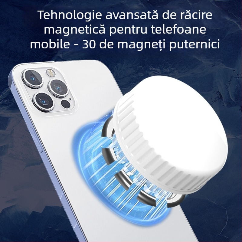 Radiator de răcire pentru telefonul mobil, ușor 15 g, construcție din plastic + metal + fier, fără interfață