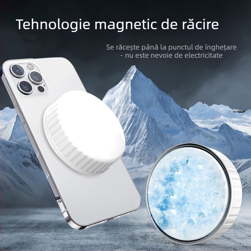 Radiator de răcire pentru telefonul mobil, ușor 15 g, construcție din plastic + metal + fier, fără interfață