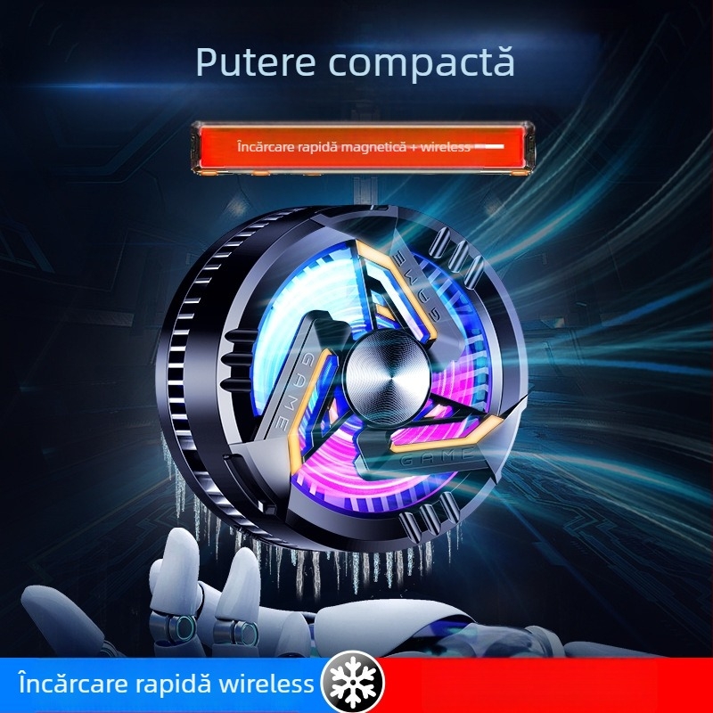 GT28 radiator pentru telefon mobil — interfață Type-C, ABS+metal, 70 g, răcire, compatibil cu Apple și Android