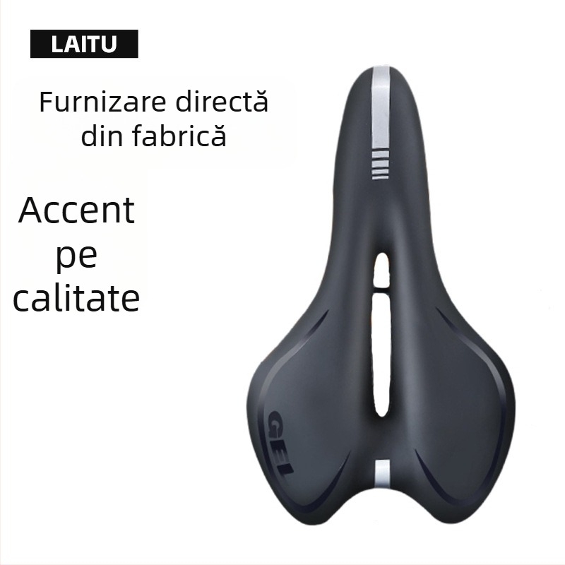 Șa de bicicletă - Laitu 066, PU și bumbac cu elasticitate înaltă, stil sport