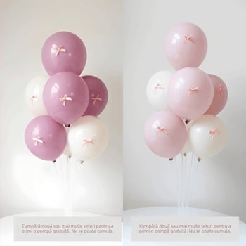 Set decor pentru copii: scenă cu panglică, baloane Twilight Pink, suport de baloane pe masă și recuzită foto (Material: Plastic; Potrivit pentru interior; Brand: Altul; Import: Nu; Potrivit pentru: evenimente sportive)