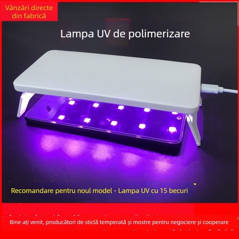 Lampă UV pentru uscare telefoane, model XX-UV-15, OEM, greutate netă 106 g, fără etichetă privată licențiată
