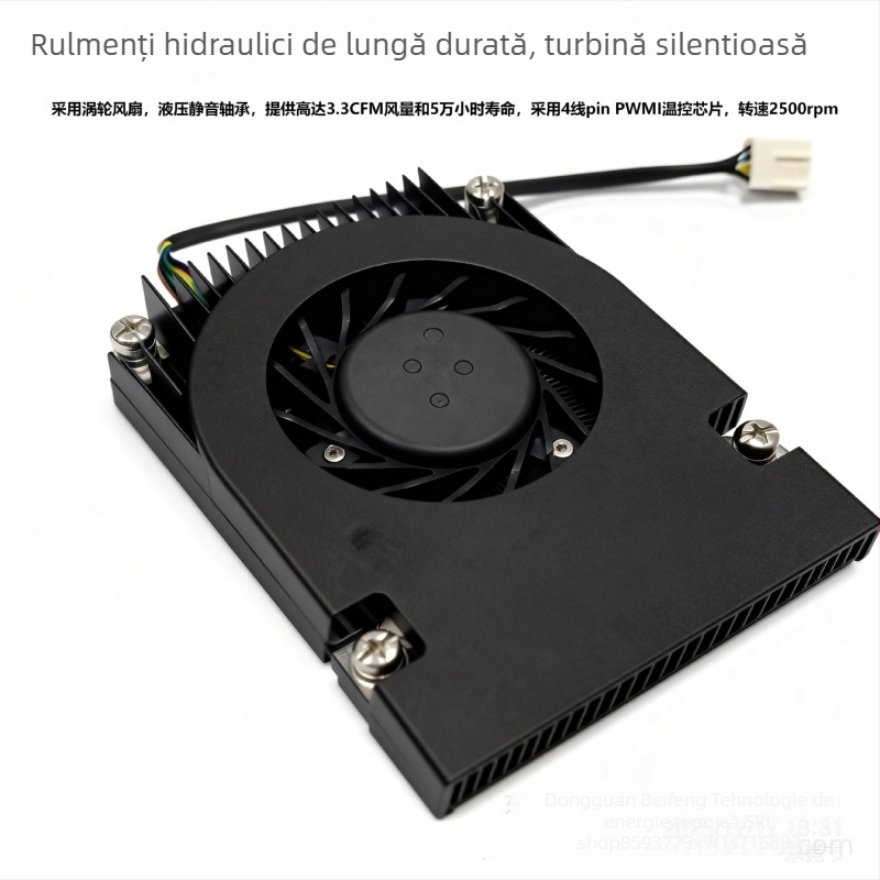 Răcitor CPU pentru socketuri 1200/1155/1700, cu două țevi din cupru, rulment hidraulic, 2500 RPM