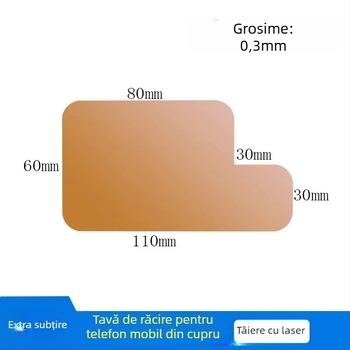 Radiator pentru telefonul mobil din cupru pur, Bt88, putere 88, greutate 0.2 g
