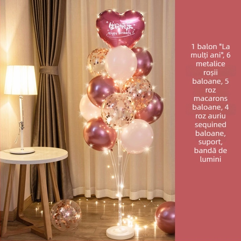 Pilon festiv interior iluminat | Material: Plastic | Utilizare în interior | Potrivit pentru evenimente sportive | Brand: Altul