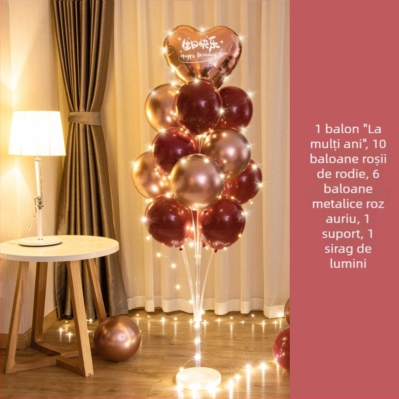 Pilon festiv interior iluminat | Material: Plastic | Utilizare în interior | Potrivit pentru evenimente sportive | Brand: Altul