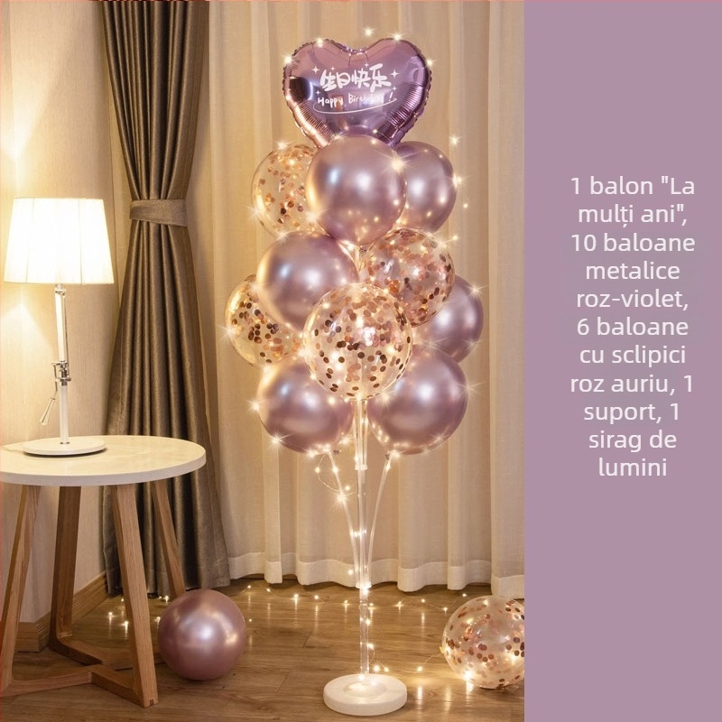 Pilon festiv interior iluminat | Material: Plastic | Utilizare în interior | Potrivit pentru evenimente sportive | Brand: Altul