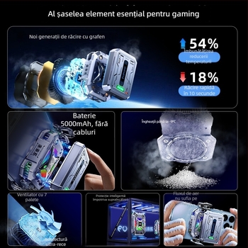 Răcitor pentru telefon mobil Fx3s - 15 W, Type-C, 150 g