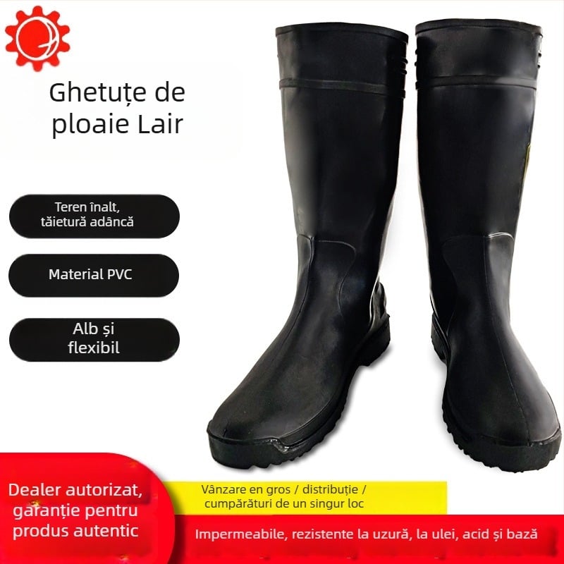 Lair cizme din PVC pentru industria alimentară – rezistente la ulei, impermeabile, rezistente la acizi și alcalii