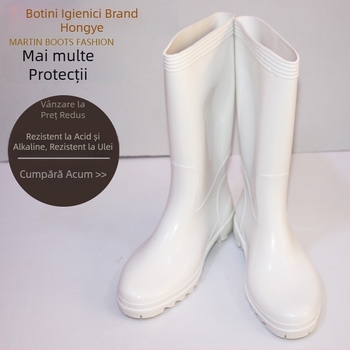 Ghete PVC pentru industria alimentară – antiderapante și impermeabile, material PVC, potrivite pentru procesarea alimentelor și manipularea chimică, rezistente la acizi și baze