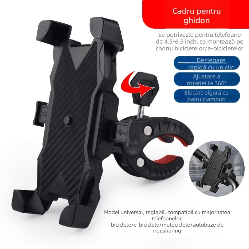 Suport pentru telefon pentru motocicletă – ABS, Antișoc, Anti-vibratii, Montură pentru vehicul portabil, Model L-655