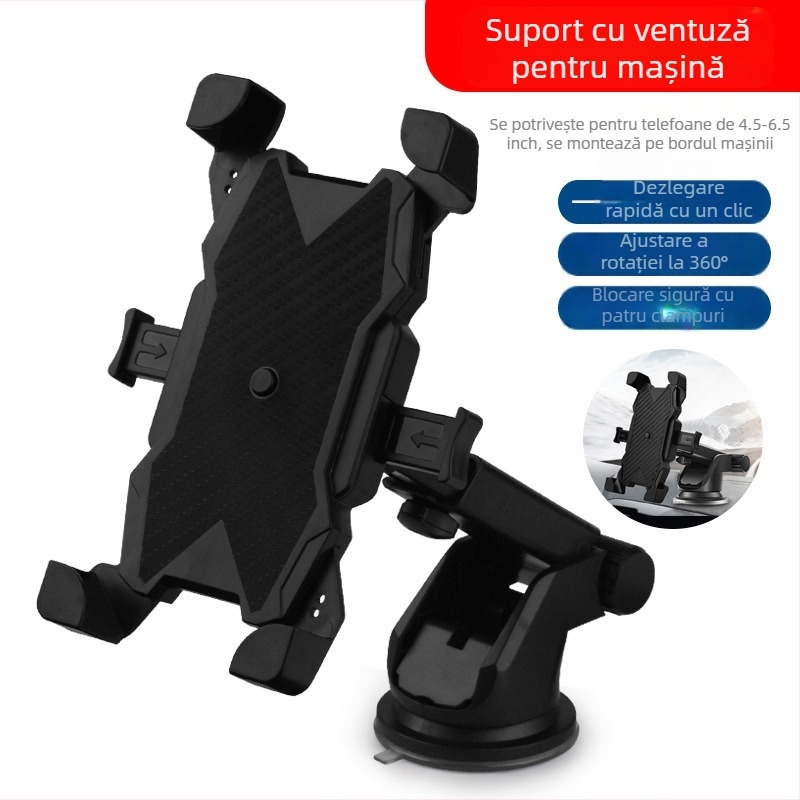 Suport pentru telefon pentru motocicletă – ABS, Antișoc, Anti-vibratii, Montură pentru vehicul portabil, Model L-655
