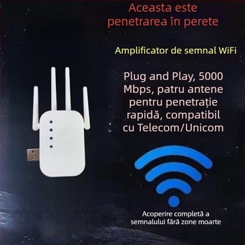 Router 4G cu amplificator WiFi, releu prin pereți pentru Internet broadband (4G, WiFi, penetrare prin pereți, releu broadband, lansat 2024-03)