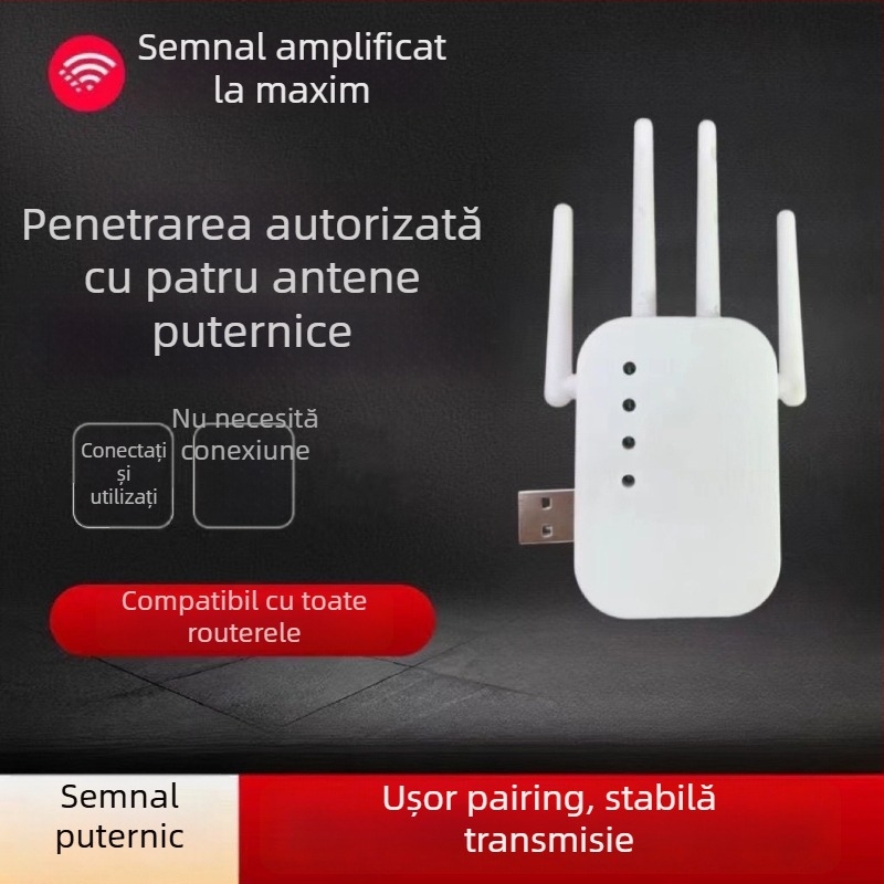 Router 4G cu amplificator WiFi, releu prin pereți pentru Internet broadband (4G, WiFi, penetrare prin pereți, releu broadband, lansat 2024-03)