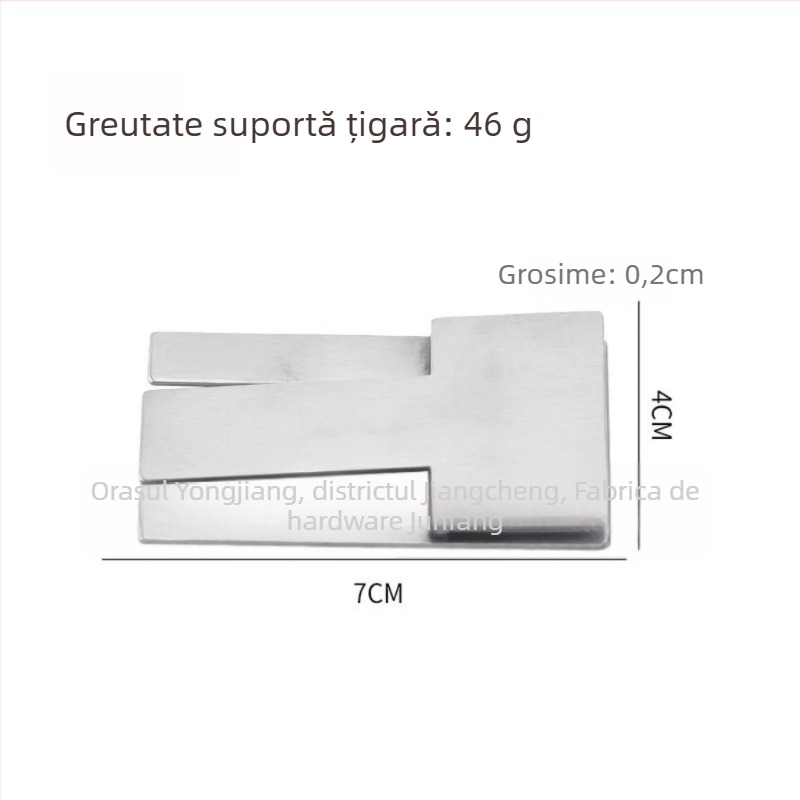 Suport pentru trabucuri din oțel inoxidabil, portabil, pliabil, lucrat manual, personalizabil, stil simplu-lux