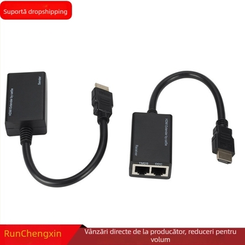 Extender HDMI 30 m, 1080p, Transmisie în timp real, pregătit pentru OEM