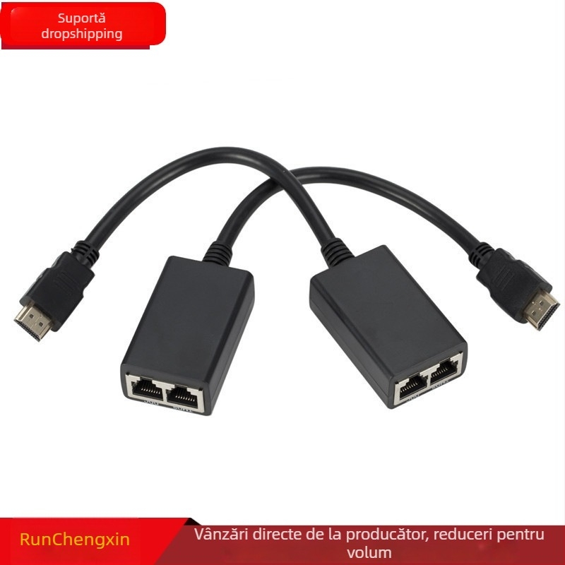 Extender HDMI 30 m, 1080p, Transmisie în timp real, pregătit pentru OEM
