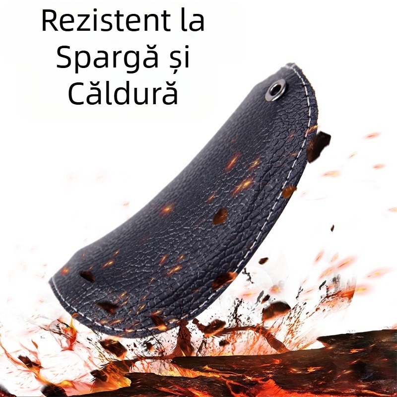 Huse de protecție pentru încălțăminte sudori – piele de vițel, anti-sclipire și anti-șoc, model B568, brand Vantis