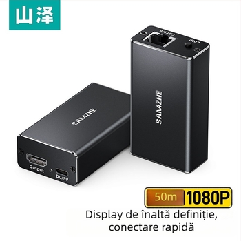 Extensor HDMI SZ-50W – rezoluție 1920x1080, compatibilitate universală, pentru videoconferințe