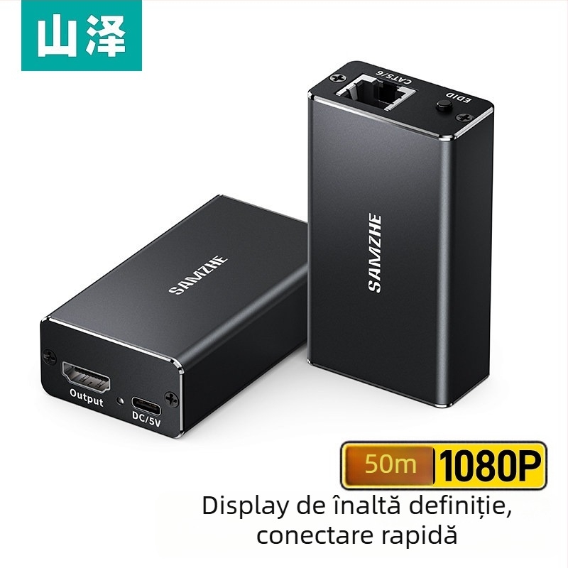 Extensor HDMI SZ-50W – rezoluție 1920x1080, compatibilitate universală, pentru videoconferințe