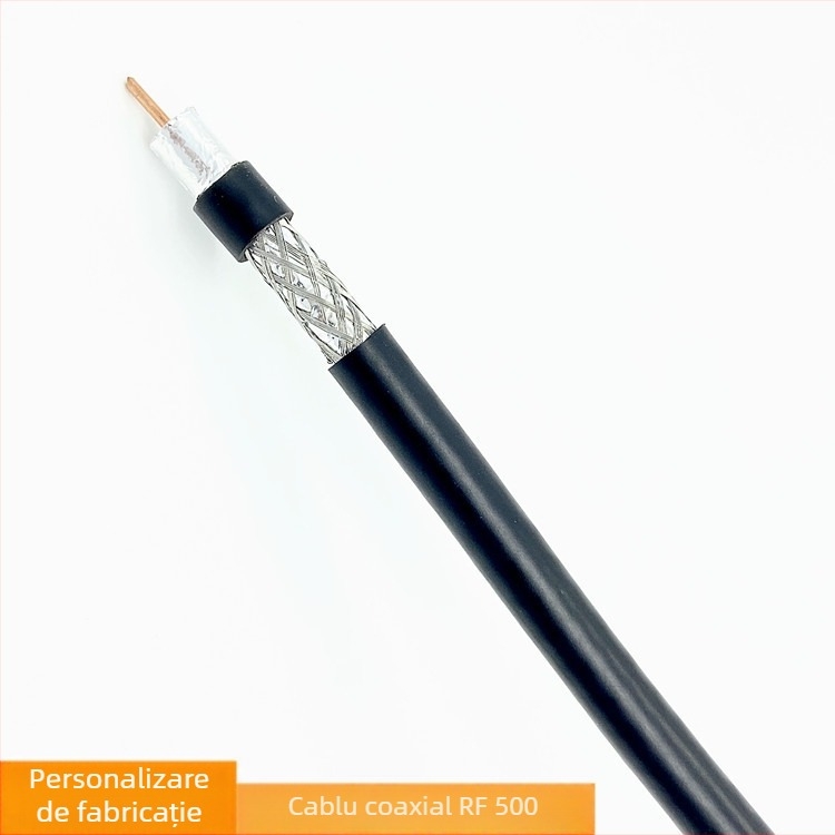 Cablu coaxial RF pentru amplificator de semnal telefon mobil — 50 Ω, JIS model 3D-FB, LMR195