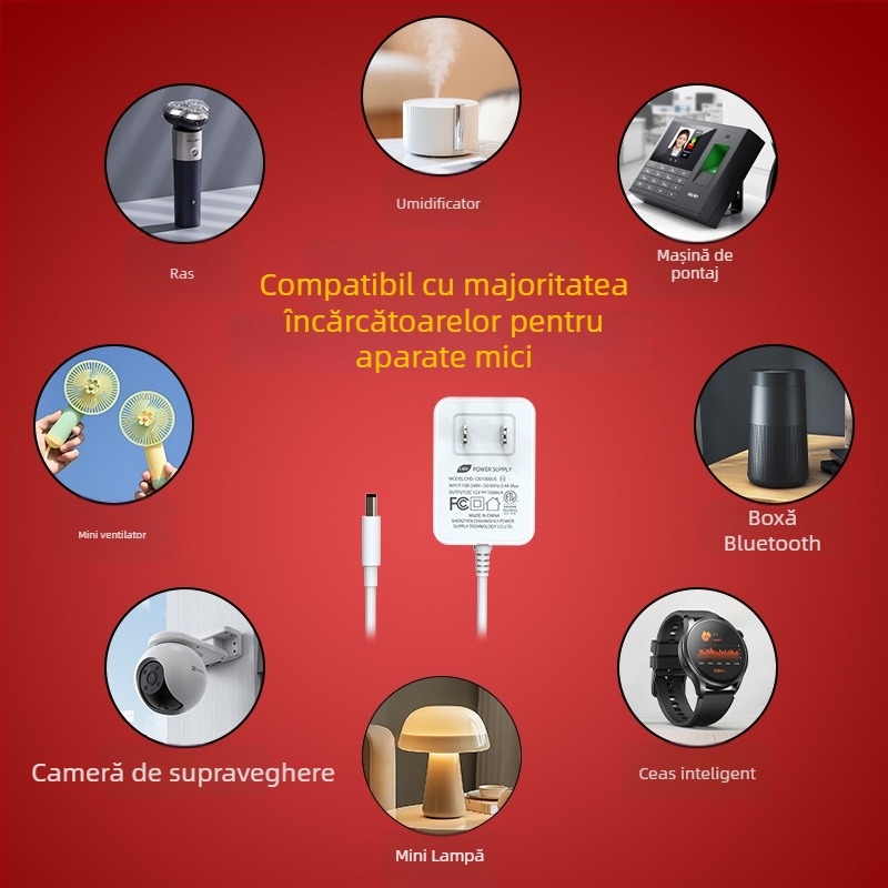 Adaptor de alimentare 12V 1A — certificat ETL US standard — pentru oglindă inteligentă de înfrumusețare și router de rețea