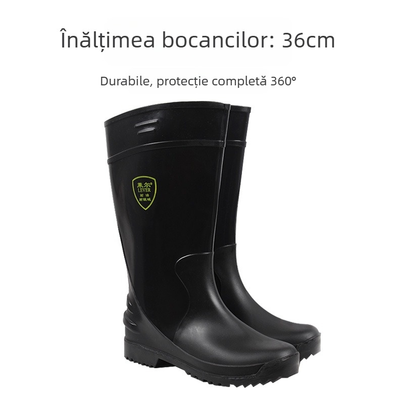 Cizme alimentare SC-11-99, PVC, rezistente la ulei, la acizi și la alcalii, brand Exsafety/Junyu